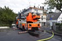 Dachstuhlbrand Koeln Poll Geislarerstr P650